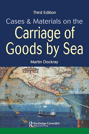 Cases and Materials on the Carriage of Goods by Sea (3rd Edition) - Orginal Pdf